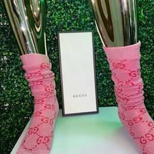 100% Authentic Pink Gucci Socks